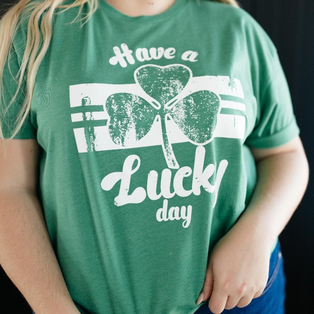 Have A Lucky Day Graphic Tee (Large)
